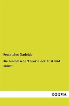 Cover Die biologische Theorie der Lust und Unlust