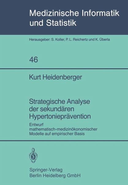 Strategische Analyse der sekundären Hypertonieprävention Strategische Analyse der sekundären Hypertonieprävention