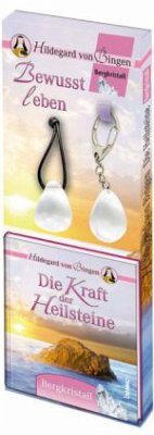 Cover Die Kraft der Heilsteine: Bergkristall, m. Schmuckkette u. Schlüsselanhänger
