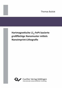 Hartmagnetische L10-FePt basierte großflächige Nanomuster mittels Nanoimprint-Lithografie - Bublat, Thomas