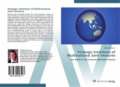 Strategic Intentions of Multinational Joint Ventures