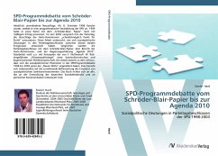 SPD-Programmdebatte vom Schröder-Blair-Papier bis zur Agenda 2010