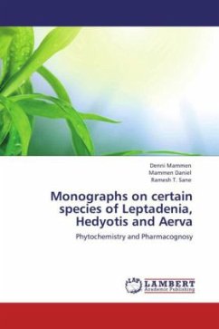 Monographs on certain species of Leptadenia, Hedyotis and Aerva - Mammen, Denni;Daniel, Mammen;Sane, Ramesh T.
