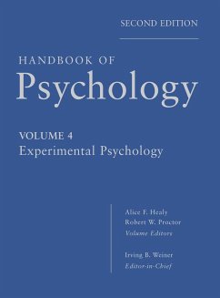 Handbook of Psychology, Experimental Psychology - Weiner, Irving B; Healy, Alice F; Proctor, Robert W