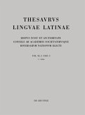 Thesaurus linguae Latinae. . / r - rarus / Thesaurus linguae Latinae Vol. XI. Pars 2. Fas, Vol.11.