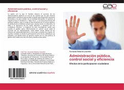 Administración pública, control social y eficiencia - Lenardón, Fernando Roberto