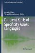 Different Kinds of Specificity Across... - Bild 1