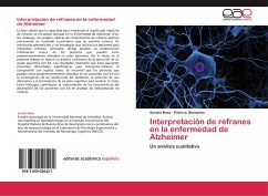 Interpretación de refranes en la enfermedad de Alzheimer - Báez, Sandra;Montañés, Patricia
