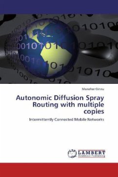 Autonomic Diffusion Spray Routing with multiple copies