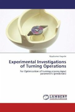 Experimental Investigations of Turning Operations - Kagade, Vijaykumar