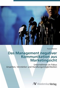 Das Management negativer Kommunikation aus Marketingsicht - Wanner, Franz