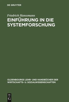 Einführung in die Systemforschung - Hanssmann, Friedrich