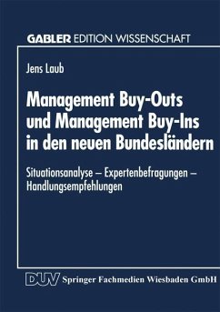 Management Buy-Outs und Management Buy-Ins in den neuen Bundesländern - Laub, Jens