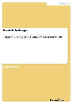 Target Costing und Conjoint Measurement - Seeburger, Dominik
