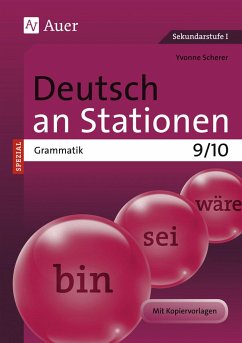 Deutsch an Stationen SPEZIAL Grammatik 9-10 - Scherer, Yvonne