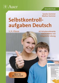 Selbstkontrollaufgaben Deutsch 3.-4. Klasse - Sommer, Sandra;Sommer, Markus