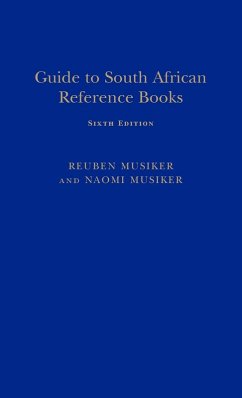Guide to South African Reference B - Musiker, Reuben; Musiker, Naomi