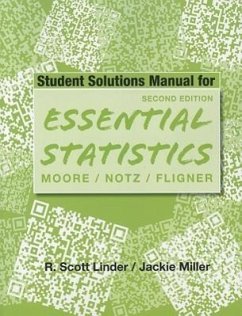 Student Solutions Manual for Essential Statistics - Linder, R. Scott; Miller, Jackie