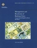Management and Resolution of Banking Crises: Lessons from the Republic of Korea and Mexico