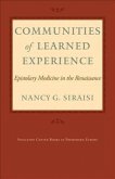 Communities of Learned Experience: Epistolary Medicine in the Renaissance