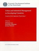 Urban and Industrial Management in Developing Countries: Lessons from Japanese Experience