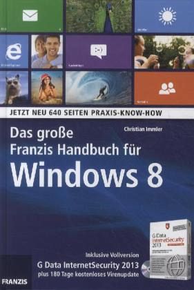 Das große Franzis Handbuch für Windows 8, m. CD-ROM