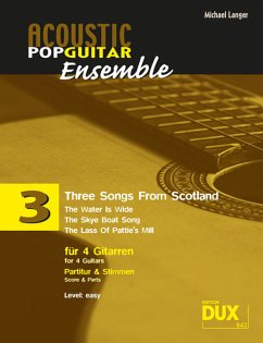 Cover Langer, M: Three Songs From Scotland für 4 Gitarren