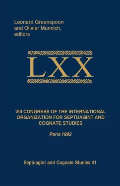 VIII Congress of the International Organization for Septuagint and Cognate Studies