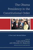 The Obama Presidency in the Constitutional Order