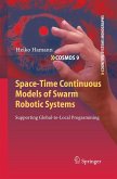 Space-Time Continuous Models of Swarm Robotic Systems