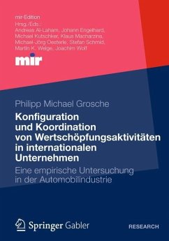 Konfiguration und Koordination von Wertschöpfungsaktivitäten in internationalen Unternehmen - Grosche, Philipp Michael