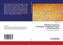 Effective Teaching Strategies in Selected Topics in Biochemistry