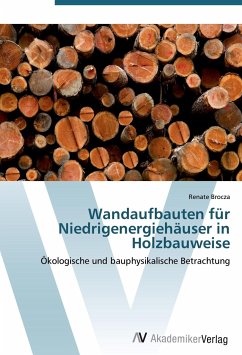 Wandaufbauten für Niedrigenergiehäuser in Holzbauweise - Brocza, Renate