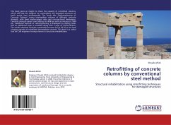 Retrofitting of concrete columns by conventional steel method