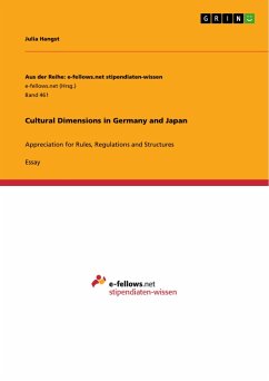 Cultural Dimensions in Germany and Japan - Hangst, Julia