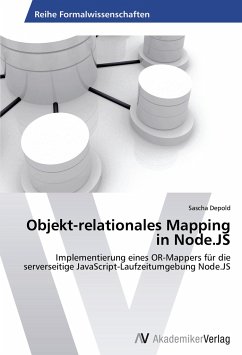 Objekt-relationales Mapping in Node.JS - Depold, Sascha