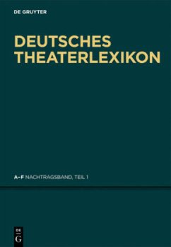 A - F / Deutsches Theater-Lexikon Nachtragsband, Teil 1, Tl.1