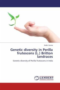 Genetic diversity in Perilla frutescens (L.) Britton landraces - Verma, Nidhi