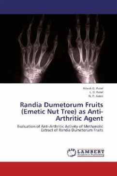 Randia Dumetorum Fruits (Emetic Nut Tree) as Anti-Arthritic Agent - Patel, Ritesh G.;Patel, L. D.;Jivani, N. P.