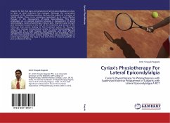 Cover Cyriax's Physiotherapy For Lateral Epicondylalgia