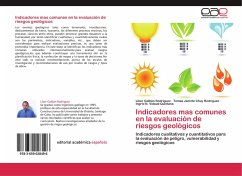 Indicadores mas comunes en la evaluación de riesgos geológicos - Galbán Rodríguez, Liber;Chuy Rodriguez, Tomas Jacinto;Vidaud Quintana, Ingrid N.