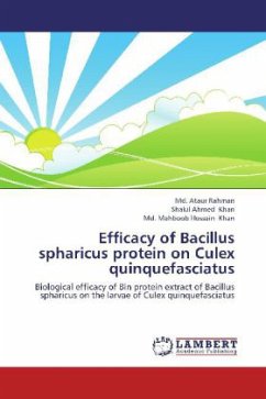 Efficacy of Bacillus spharicus protein on Culex quinquefasciatus - Rahman, Md. Ataur;Khan, Shakil Ahmed;Khan, Md. Mahboob Hossain