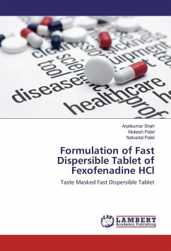 Formulation of Fast Dispersible Tablet of Fexofenadine HCl