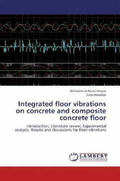 Integrated floor vibrations on concrete and composite concrete floor