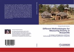 Different Methodologies for Measuring Poverty in Sharpeville