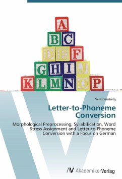 Letter-to-Phoneme Conversion - Demberg, Vera
