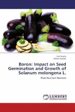 Boron: Impact on Seed Germination and Growth of Solanum melongena L.