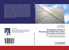 Simulation Study of Rectangular Multi-Pass Solar Air Heater by Fluent