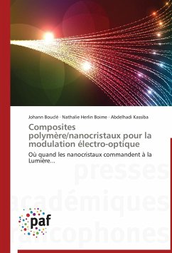 Composites polymère/nanocristaux pour la modulation électro-optique - Bouclé, Johann;Herlin Boime, Nathalie;Kassiba, Abdelhadi
