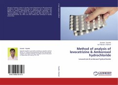 Method of analysis of levocetrizine & Amboroxol hydrochloride - Tripathi, Ganesh;Chamoli, Jai Prakash
